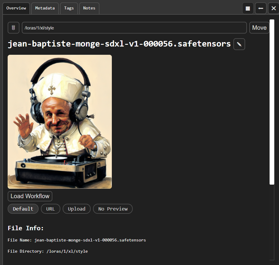 Model Manager Demo Screenshot