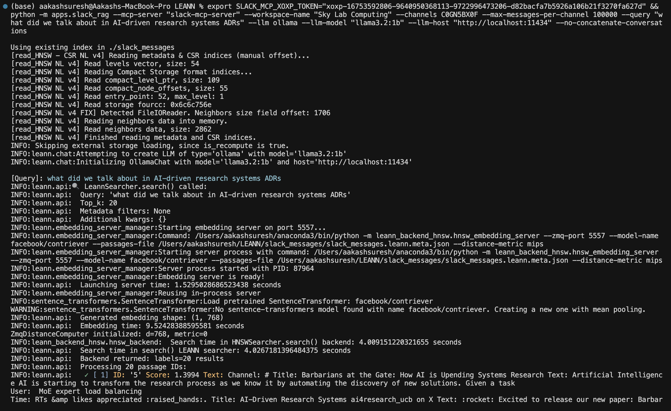 Barbarians Query - Command Setup