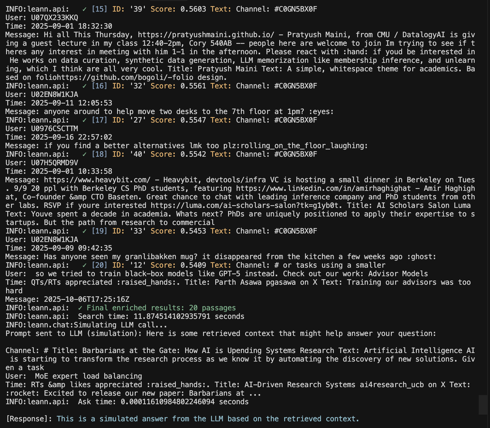 Barbarians Query - Setup
